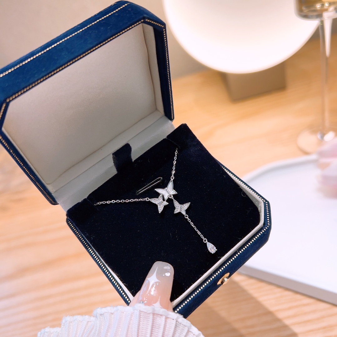 ガーリー純銀ネックレスゴールド 母の誕生日