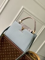 Louis Vuitton LV Capucines Shop
 Bags Handbags Blue Calfskin Cowhide M22876