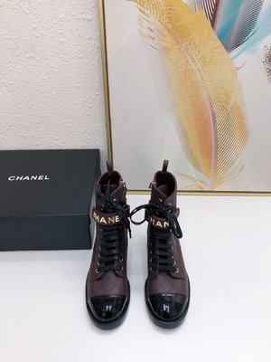 High Quality AAA Replica Chanel Martin Boots Genuine Leather Sheepskin Fall/Winter Collection