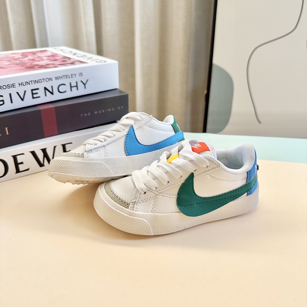 图片[4]-NK开拓者大勾 扣带童鞋26-37码 Blazer Low 77开拓者焕新升级🎉大号Swoosh突出更加张扬的潮流感❗️经典又个性！头层皮非常柔软，妥妥日常穿搭神器！-选品中心