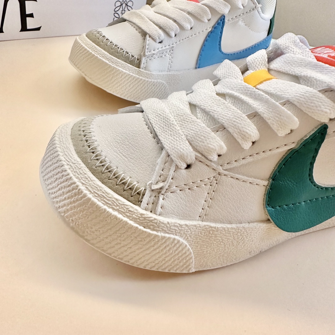 图片[7]-NK开拓者大勾 扣带童鞋26-37码 Blazer Low 77开拓者焕新升级🎉大号Swoosh突出更加张扬的潮流感❗️经典又个性！头层皮非常柔软，妥妥日常穿搭神器！-选品中心