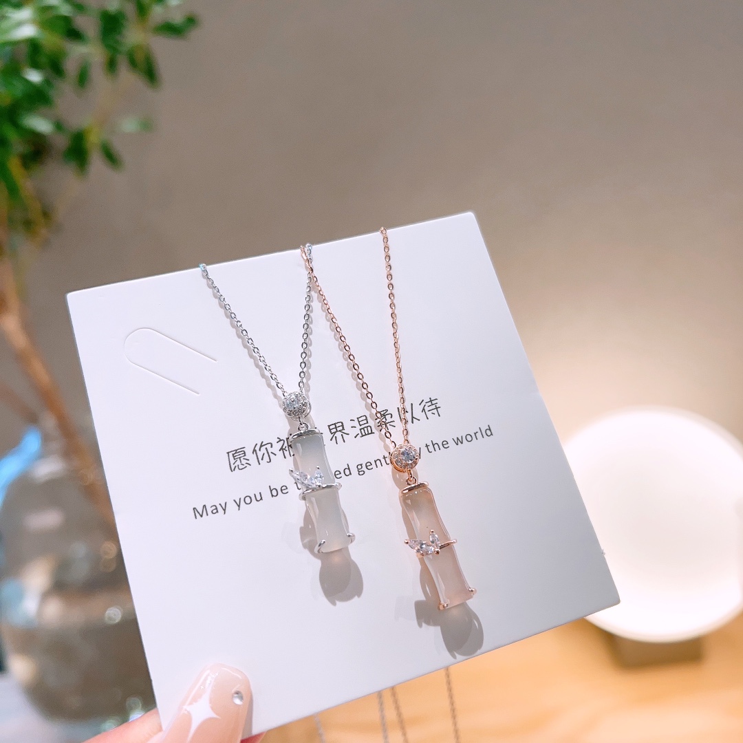 925 Silver Necklace Intellectual Wedding Favor Silver