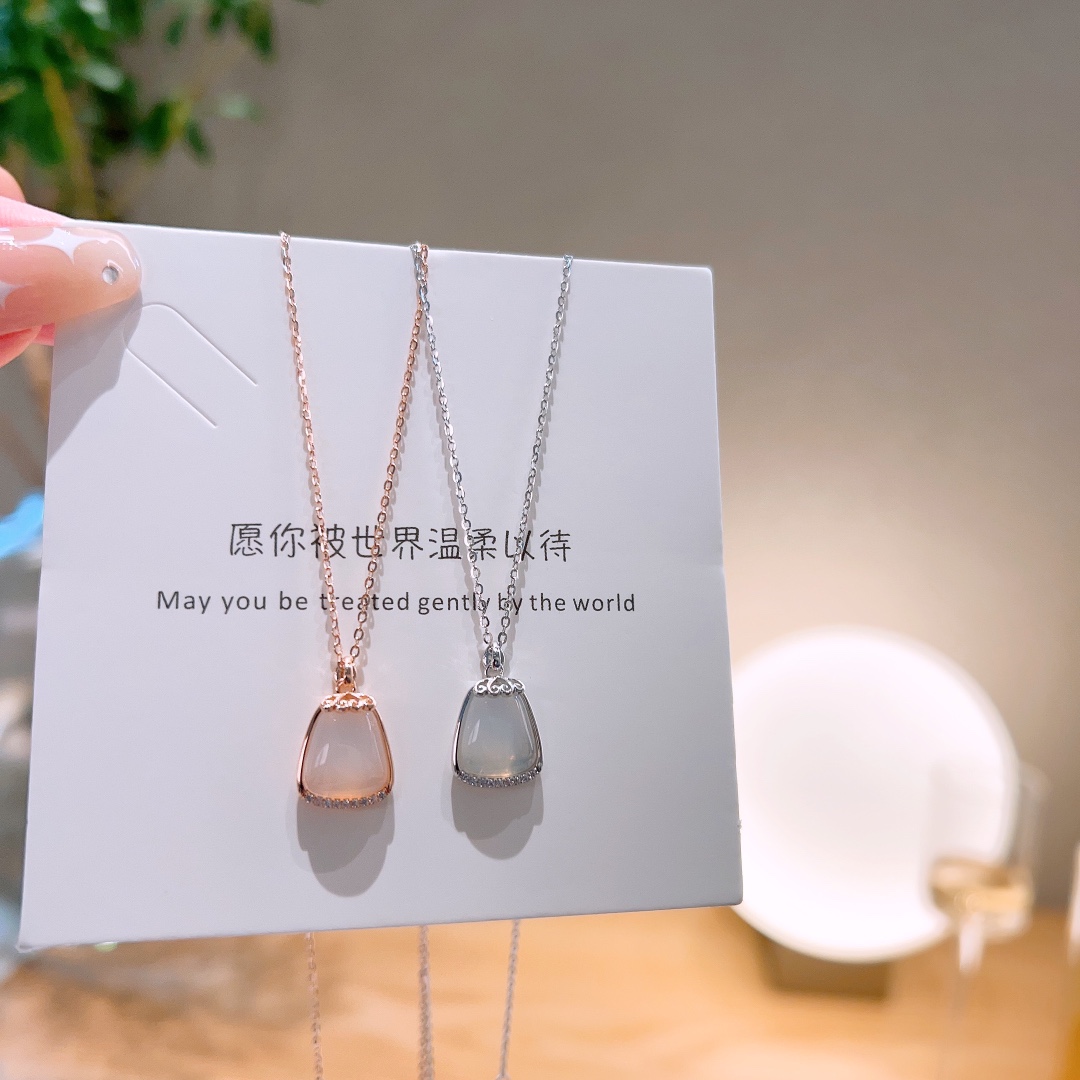 Fine Silver Necklace Soft Housewarming Silver