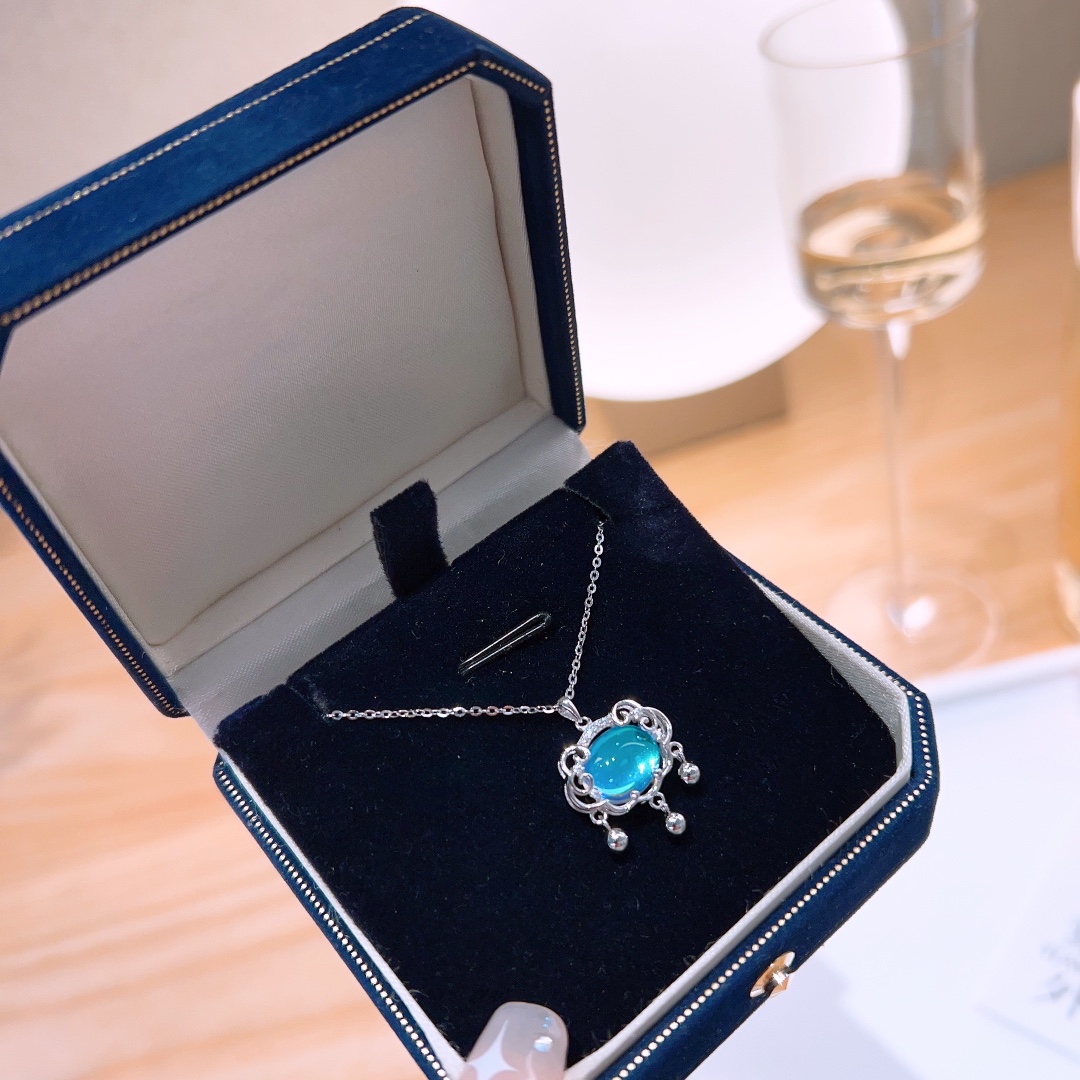 Nickel Free Silver Necklace Minimalist Spring Festival Silver