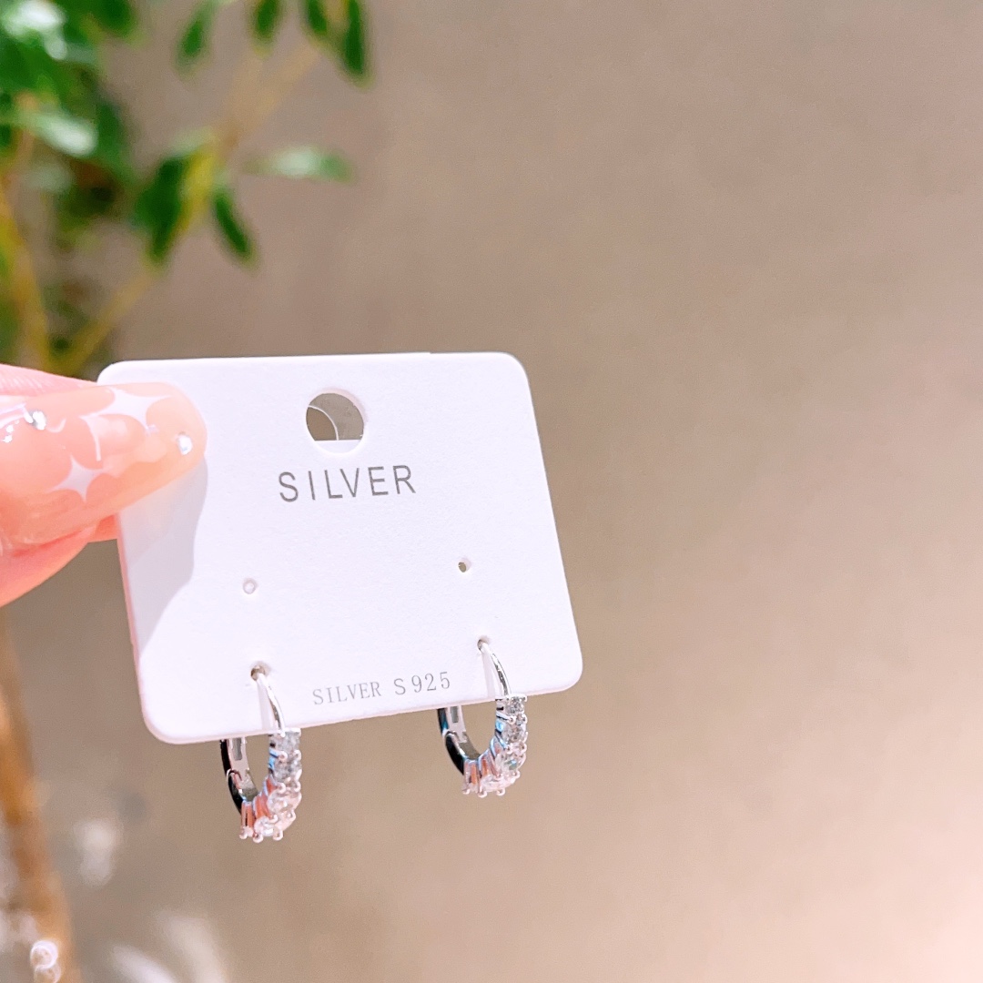 Low Allergy Silver Ear Cuffs Ultra Minimal Father's Day Silver