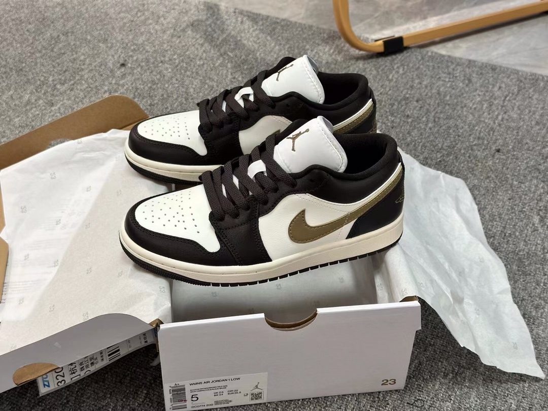 顶级AJ1 low 棕色 📦 35.5-46带半码