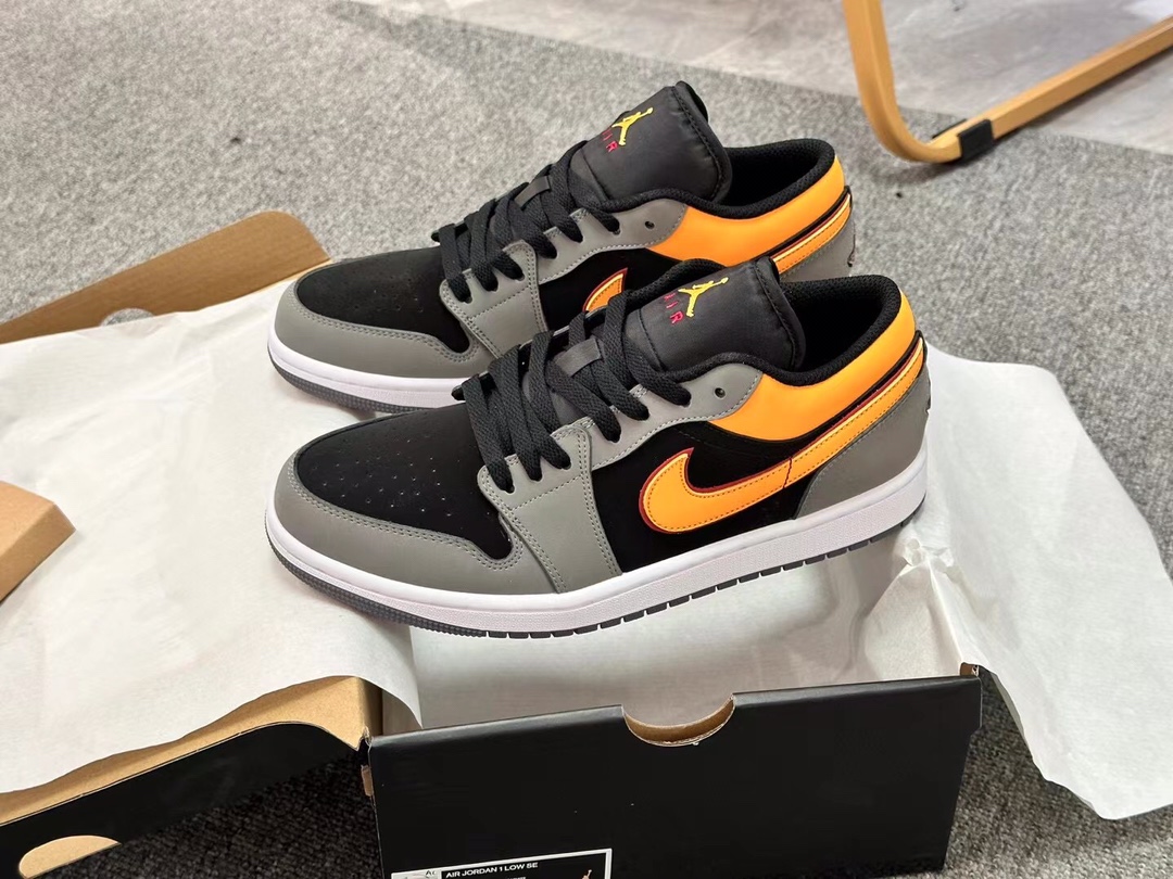 纯原AJ1 low 灰黄 🆕 尺码36-46带半码