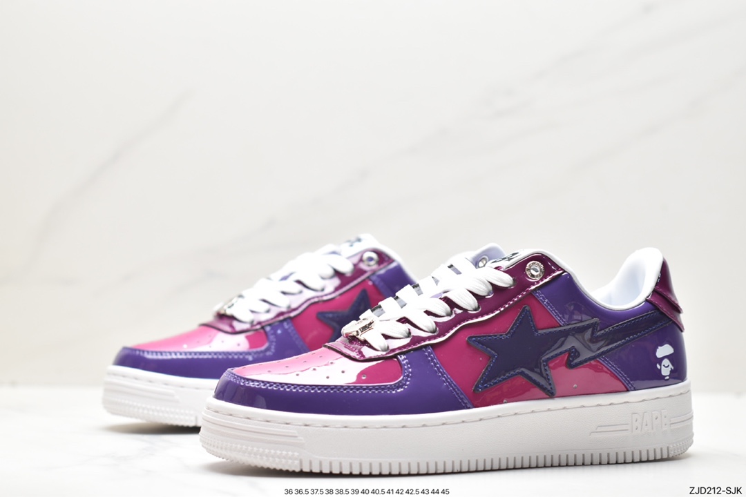 Japanese Harajuku fashion brand A Bathing Ape BAPE Sk8 Sta Low SK8 series low-top casual sports skateboard shoes