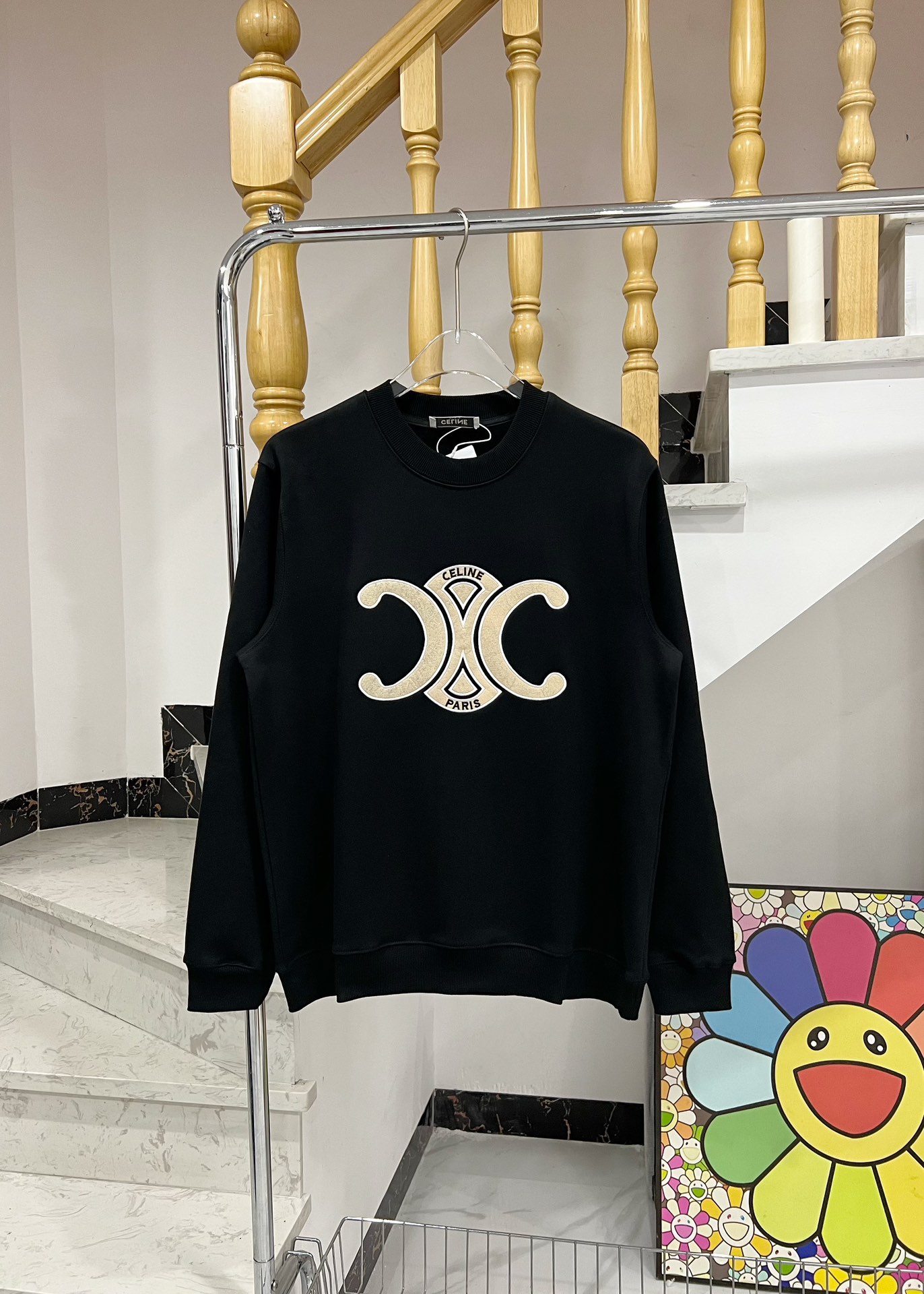 Celine Online
 Clothing Sweatshirts Black Cotton