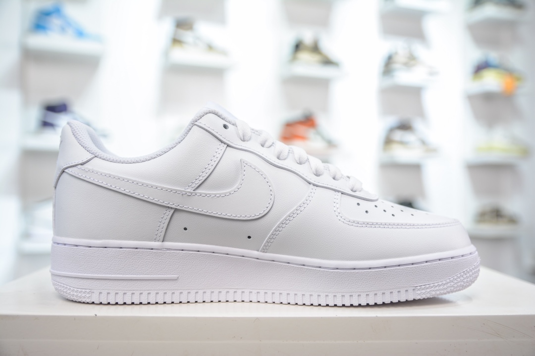 新G版私人订单纯原 Travis Scott x NK Air Force 1 Low Utopia TS联名空军一号纯白低帮经典板鞋 CW2288-111