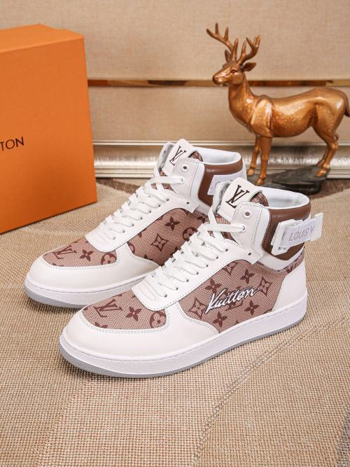 Louis Vuitton Men's Monogram High-Top Sneakers - Stylish & Comfortable