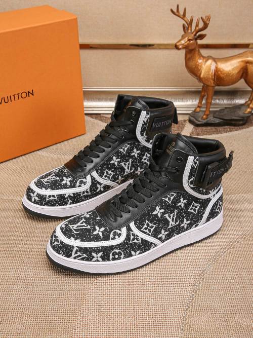 Louis Vuitton Zapatillas Deportivas Altas con Diseño Monograma para Hombre 1 Louis Vuitton Zapatillas Deportivas Altas con Diseño Monograma para Hombre