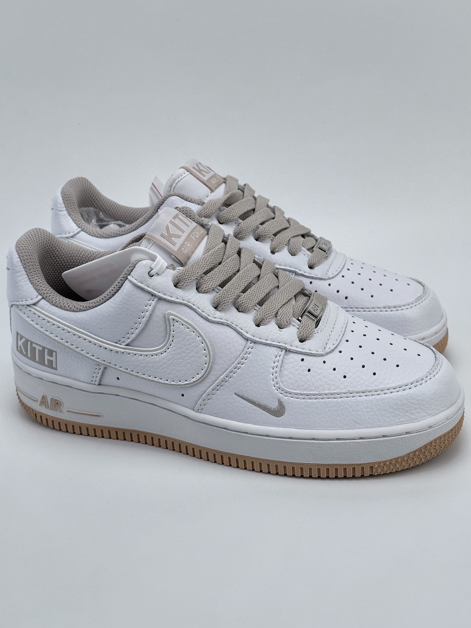 Nike Air Force 1 Low 07 x Kith joint white, gray and yellow KT1659-008