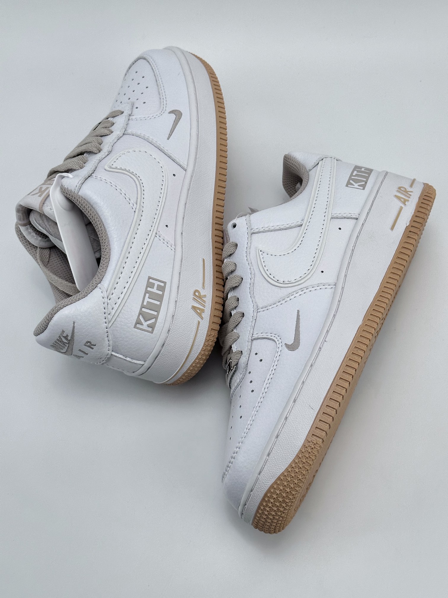 Nike Air Force 1 Low 07 x Kith joint white, gray and yellow KT1659-008