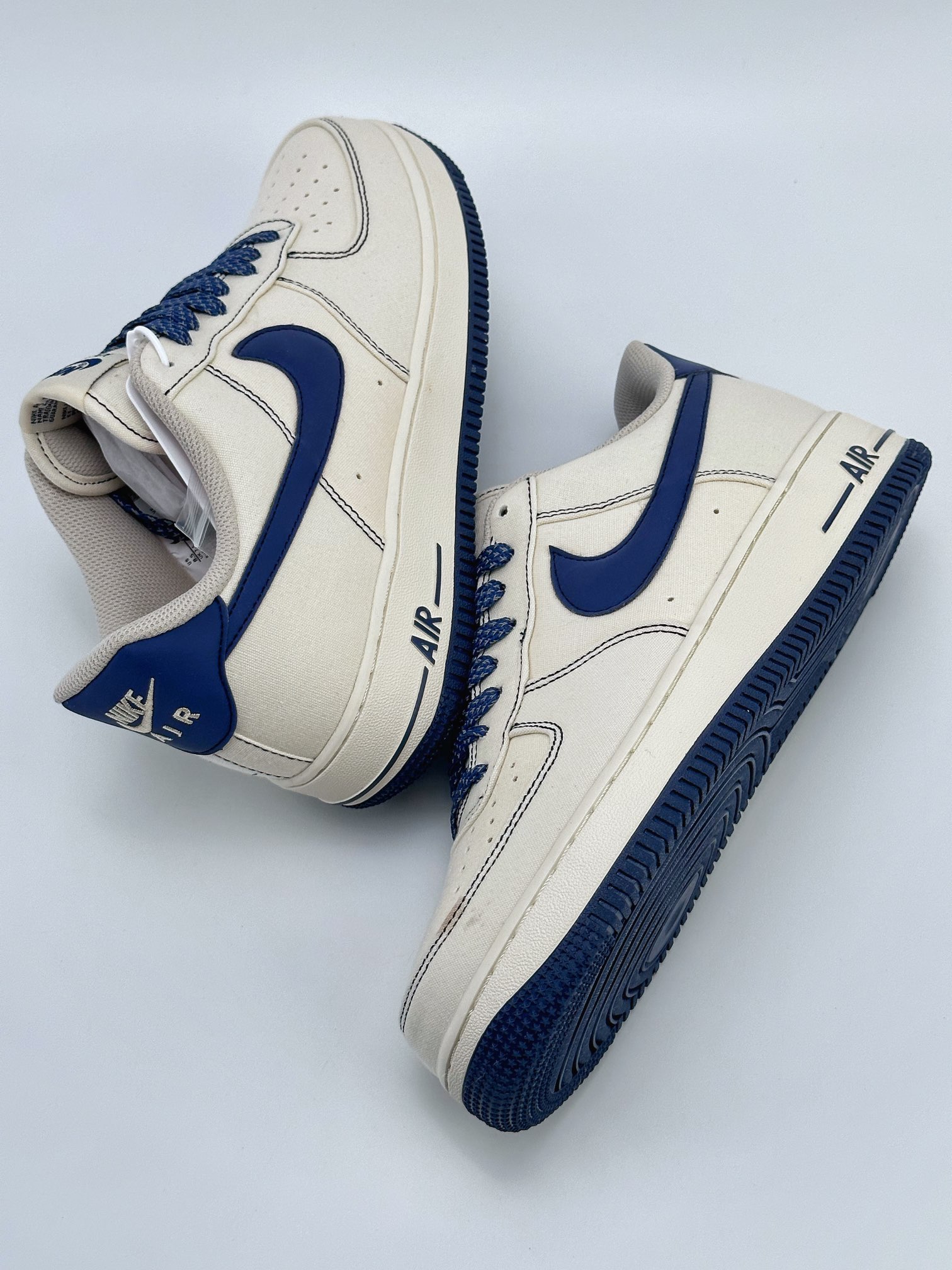 Nike Air Force 1 Low 07 Canvas Off-White Dark Blue Starry Sky TQ1456-299