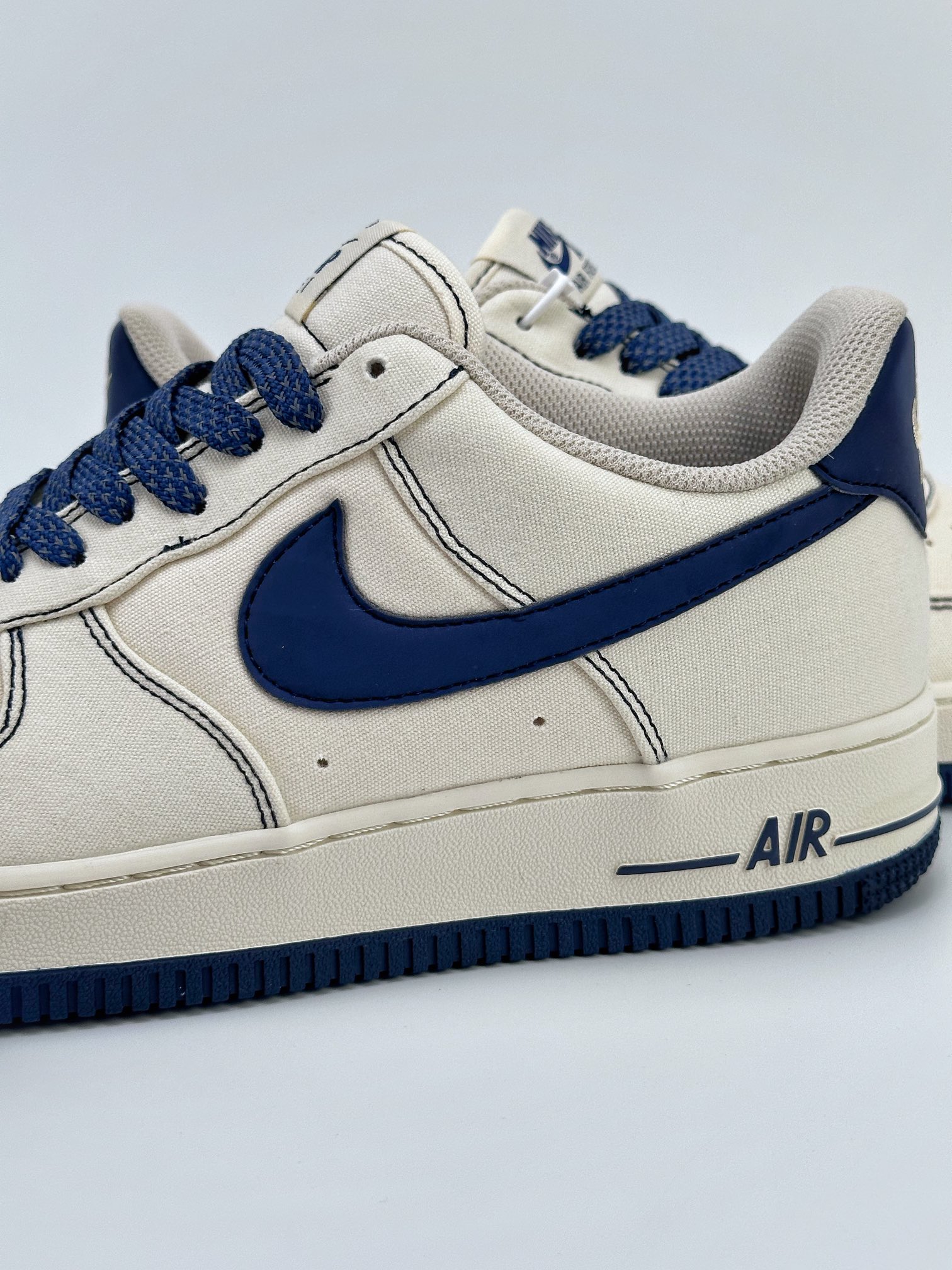 Nike Air Force 1 Low 07 Canvas Off-White Dark Blue Starry Sky TQ1456-299