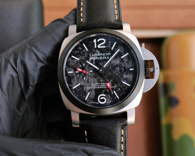Panerai Luminor Luna Rossa Challenge Automatic Men's Watch 44mm 1 Panerai Luminor Luna Rossa Automatic Watch with Camouflage Rubber Strap