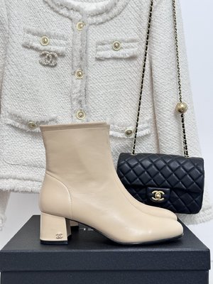 How to Find Designer Replica Chanel Short Boots Genuine Leather Lambskin Sheepskin Fall/Winter Collection