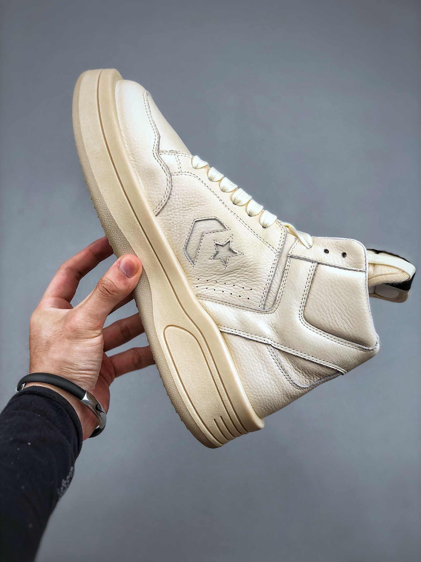 Converse and Rickowens launch DRKSHDW joint project. Based on the classic basketball shoes of the 80s