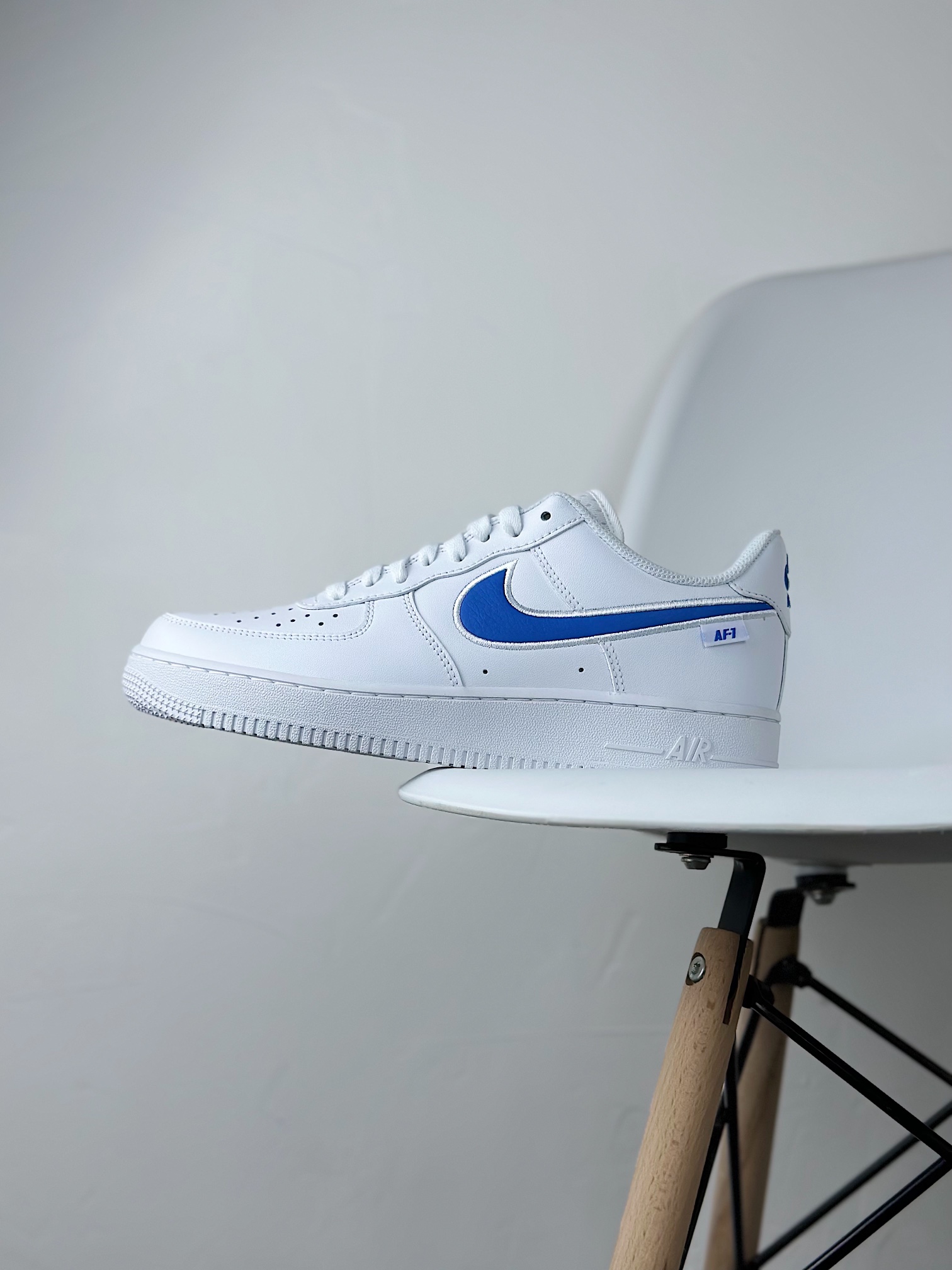 ▪️NK Air Force 1'07 Low"White Blue" Air Force 1 clásico de caña baja, versátil, casual, zapatillas deportivas de skate …