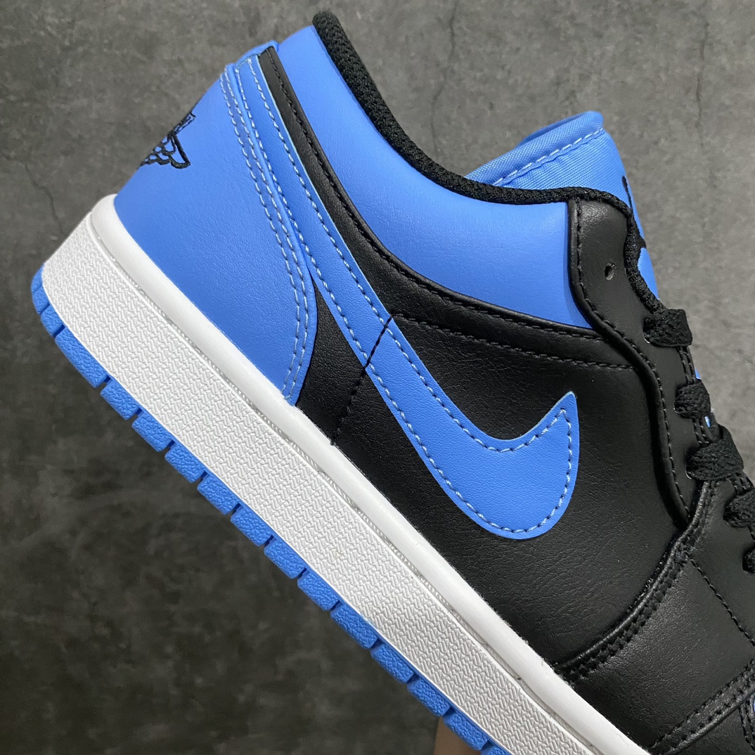 [DT version] Air Jordan 1 Low ”University Blue” Jordan 1 low-top black and blue 553558-041