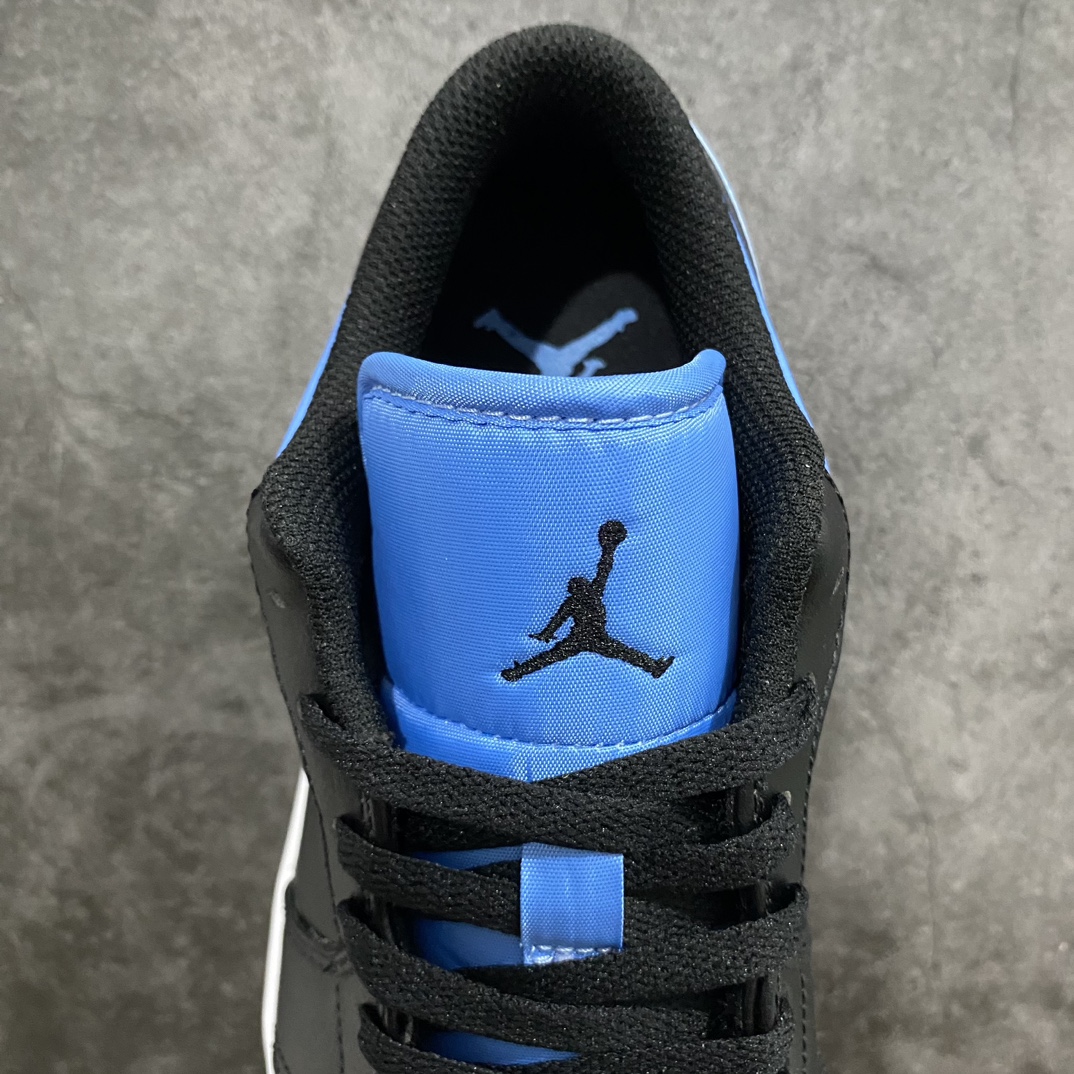 [DT version] Air Jordan 1 Low ”University Blue” Jordan 1 low-top black and blue 553558-041