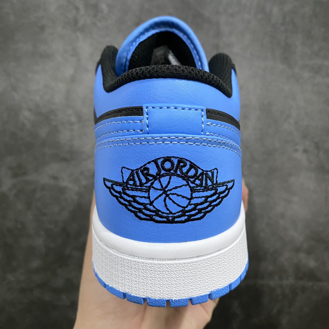 [DT version] Air Jordan 1 Low ”University Blue” Jordan 1 low-top black and blue 553558-041