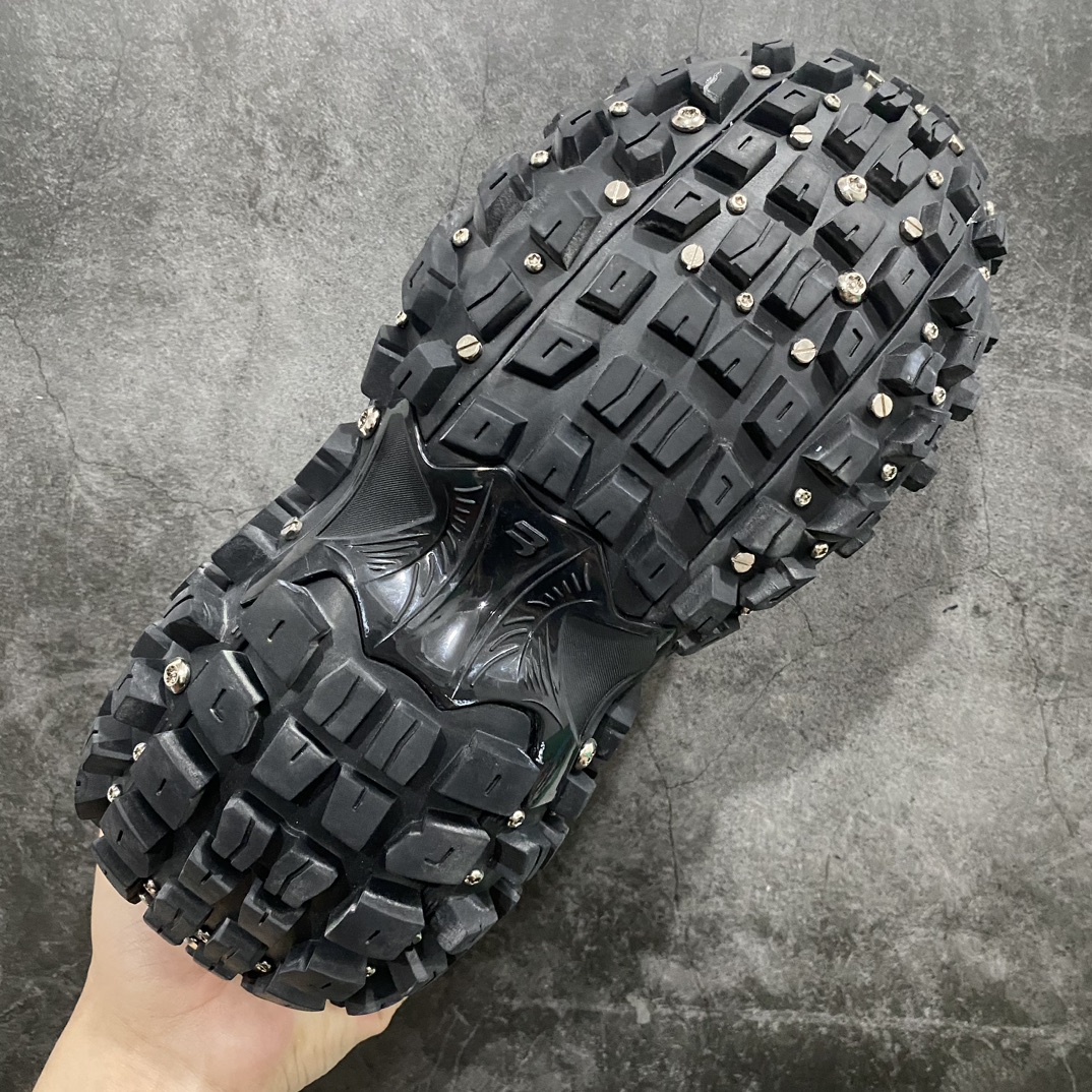 图片[9]-【I8纯原】Balenciaga Defender Rubber Platform Sneakers卫士系列 低帮坦克履带轮胎“黑色螺丝钉做旧”nn知名巴黎大厂出品n专柜同步包装 原装大盒细节精准对位官方n不含皮革 尼龙和网布材质n磨损做旧效果 夸张轮胎花纹鞋底  尺码：35-46 全码出货-莆田鞋批发中心