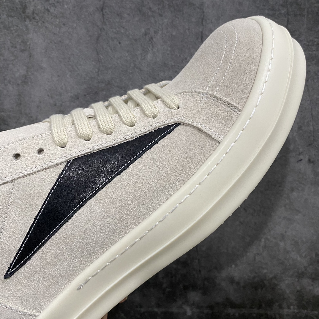 [G version made in Dongguan] RO Rickowens gray and white suede