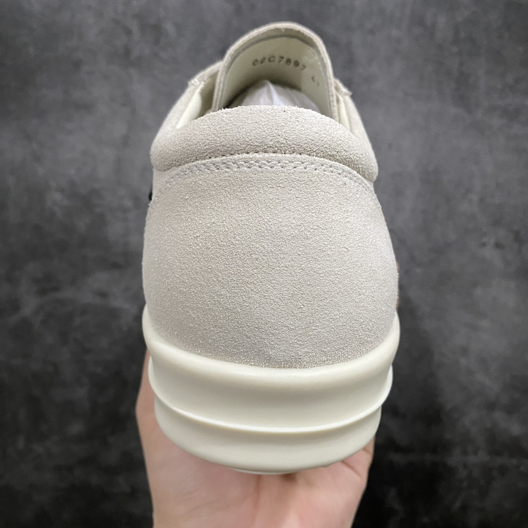 [G version made in Dongguan] RO Rickowens gray and white suede