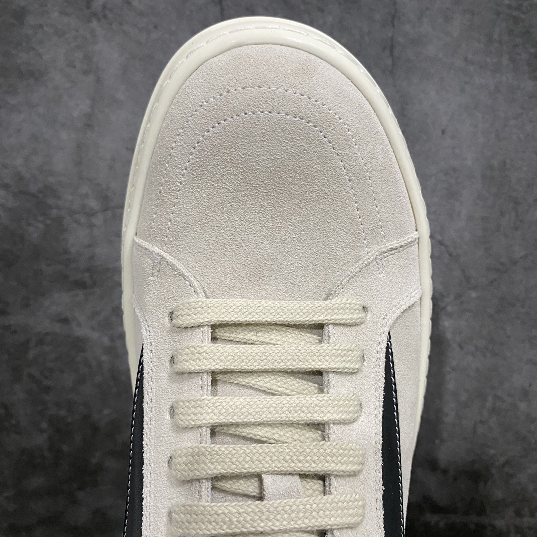 [G version made in Dongguan] RO Rickowens gray and white suede