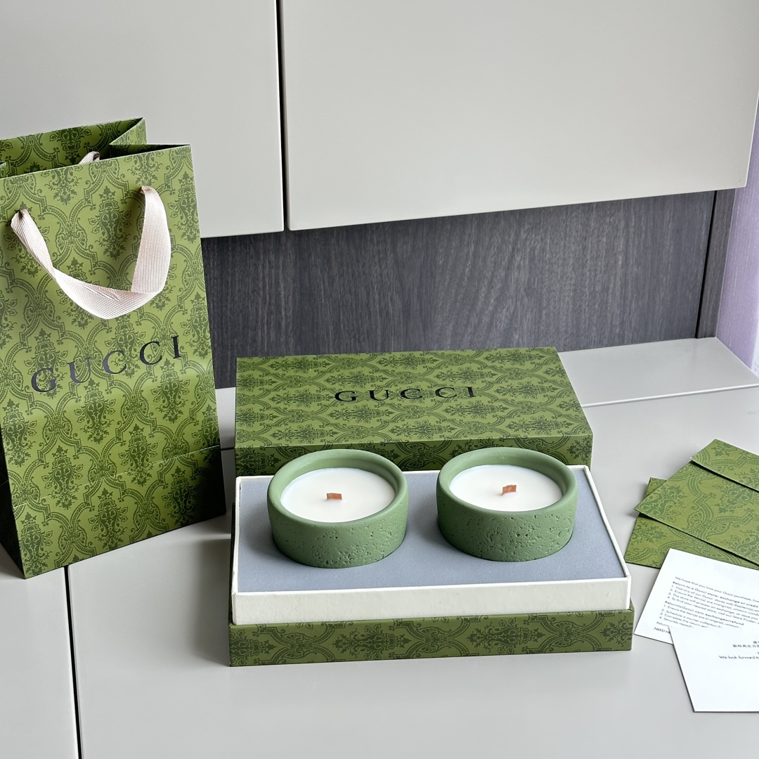 Gucci Aromatherapy Candles - Special and Comfortable Green 💚The - Lifestyle 2