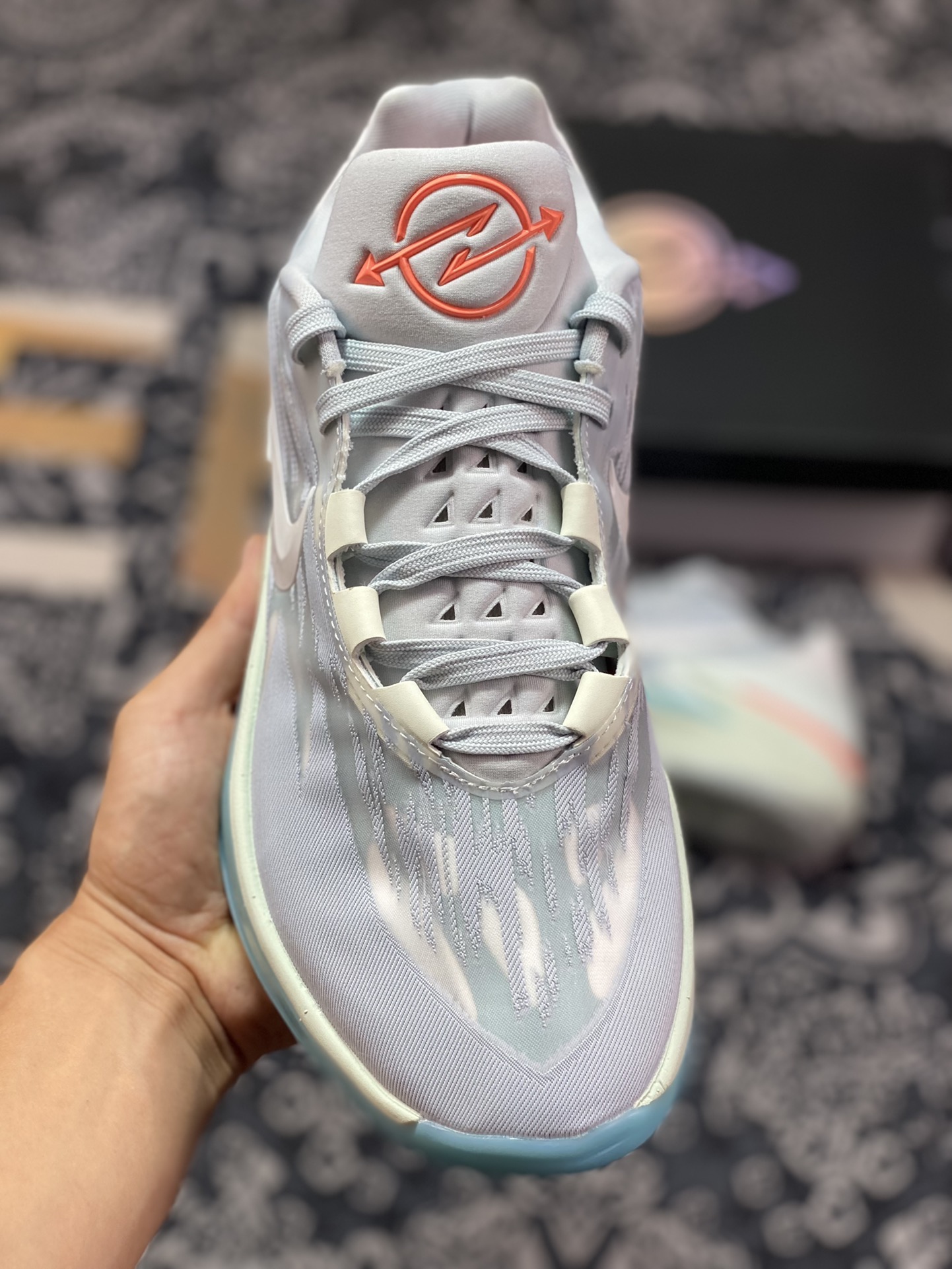 Nike Air Zoom GT Cut 2 EP ”Avant Garde” super running level 2nd generation low-top basketball shoes ”light blue green orange beige” DJ6013-402