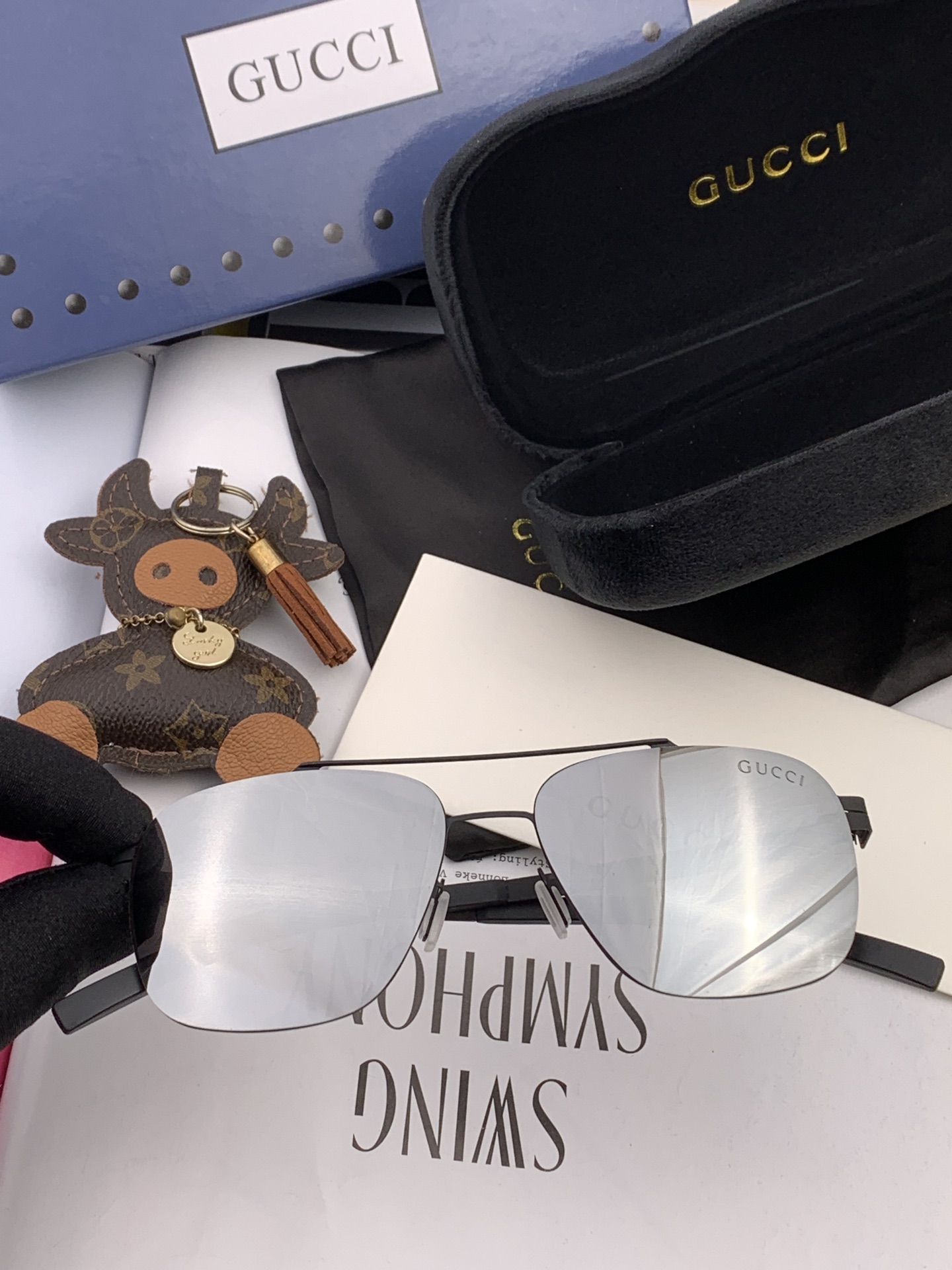 Gucci Sunglasses Unisex Nylon Fashion