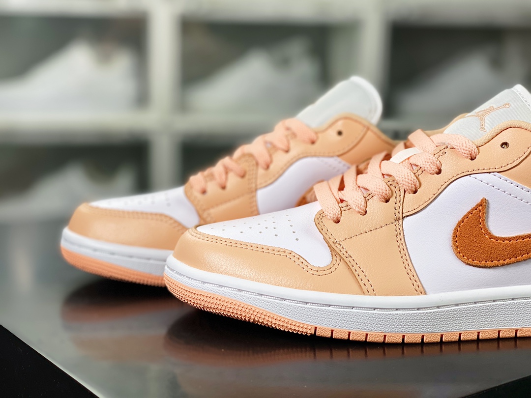 220 Wmns Air Jordan 1 Low SE”Sunset Haze”AJ1乔丹一代低帮篮球鞋“日落橙白”DC0774-801