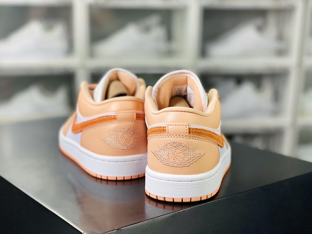 Wmns Air Jordan 1 Low SE ”Sunset Haze” AJ1 Jordan first generation low-top basketball shoes ”Sunset Orange White” DC0774-801