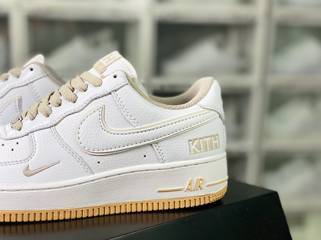 Air Force 1 '07 Low”White/Khaki” Air Force One low-top sneakers ”Joint white light khaki hook” KT1659-008