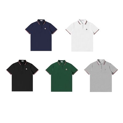 Moncler Clothing Polo T-Shirt Knitting Short Sleeve