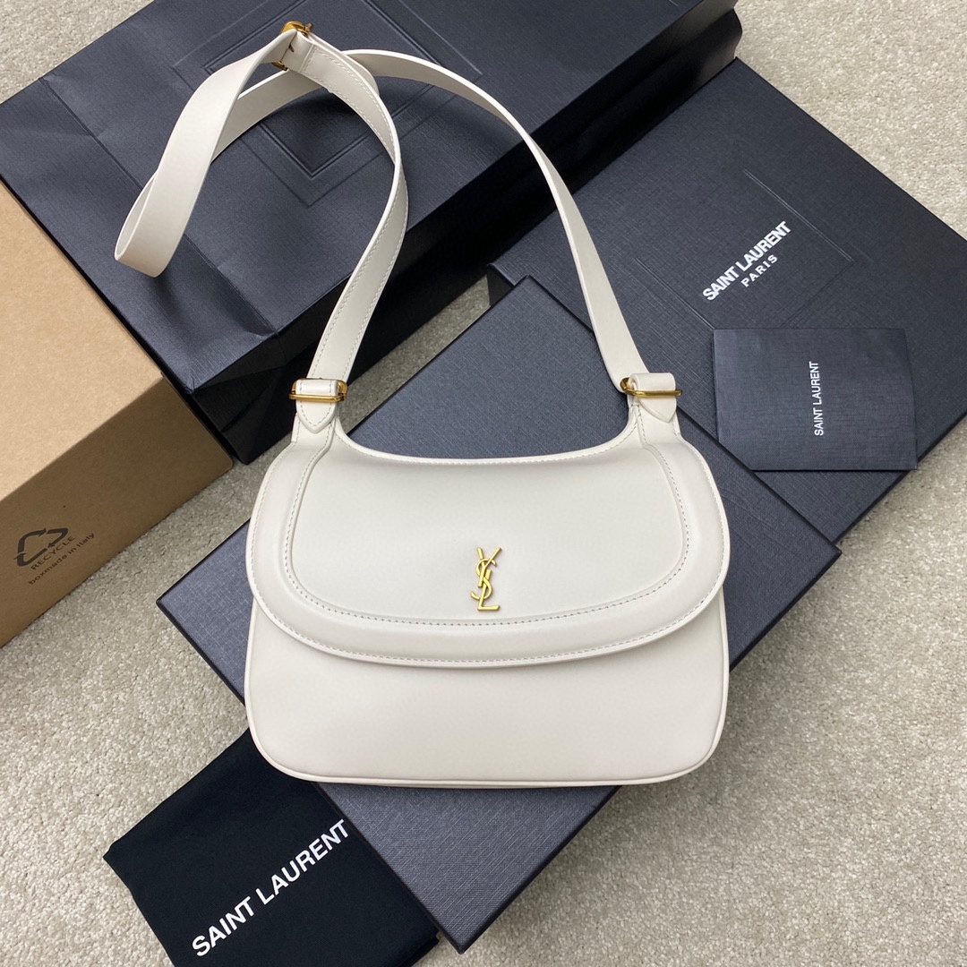 Online Store
 Yves Saint Laurent Crossbody & Shoulder Bags Saddle Bags White