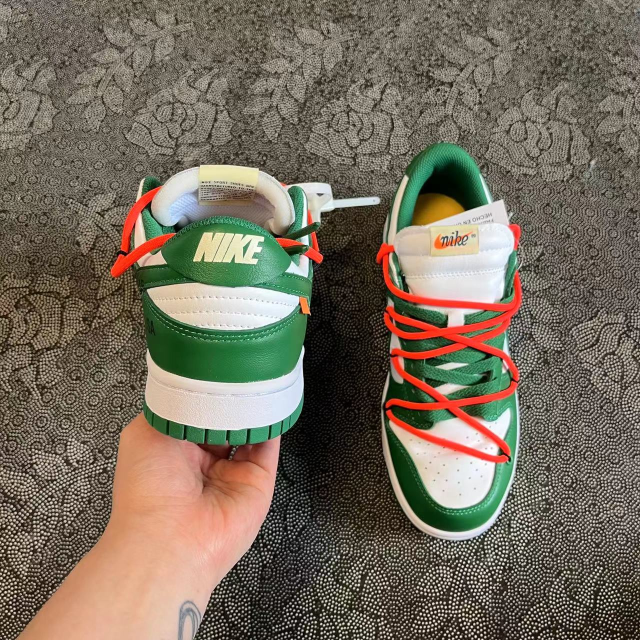 ? Nike OW Dunk 联名 白绿配色?