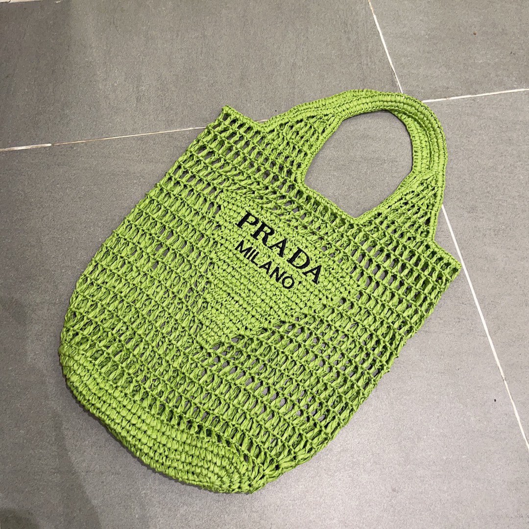 Prada Handbags Crossbody & Shoulder Bags Straw Woven