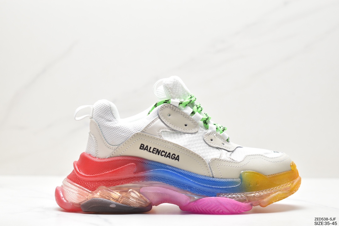 BALENCIAGA Triple S Balenciaga / Balenciaga three generations of old thick-soled dad shoes ECBA609296A