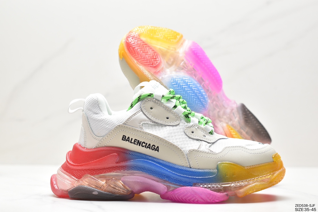 BALENCIAGA Triple S Balenciaga / Balenciaga three generations of old thick-soled dad shoes ECBA609296A