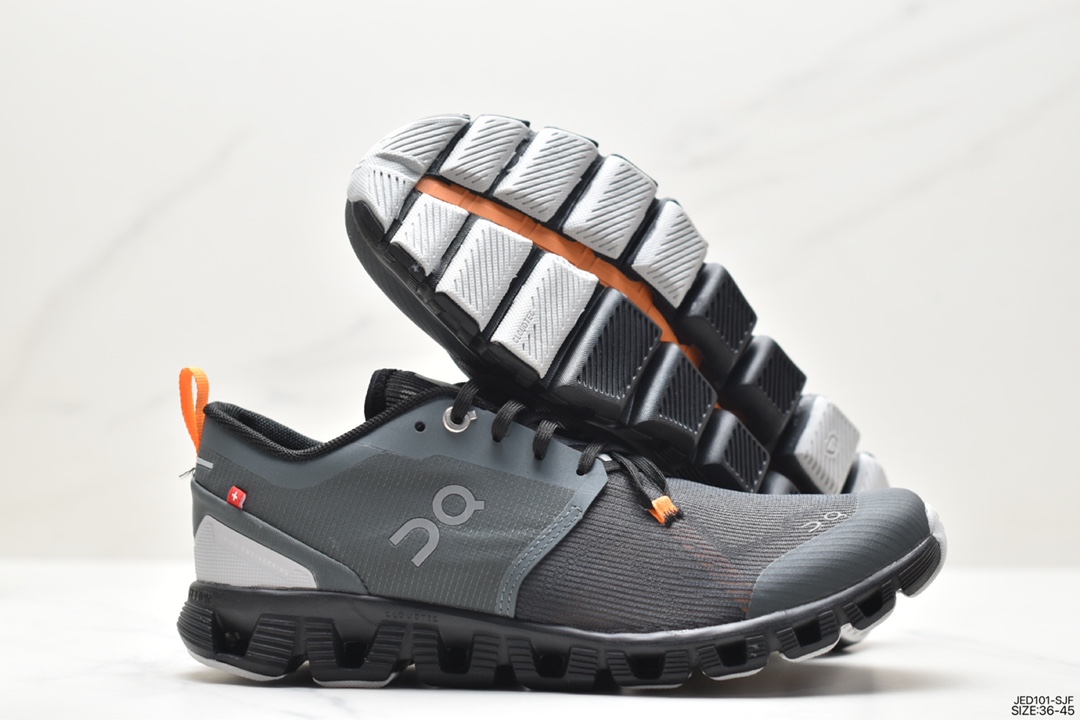 ON Running Cloud X Shift Low Cloud X series low-top lightweight, comfortable and multifunctional casual sports shoes ”Geometric Mesh White and Black”