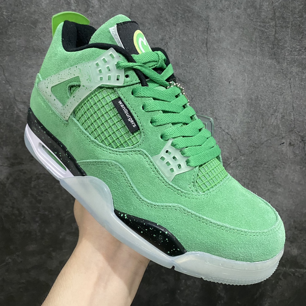 [PB Version] Air Jordan AJ4 Retro PE Mark Wahlberg Forgiveness Green AJ4-904284