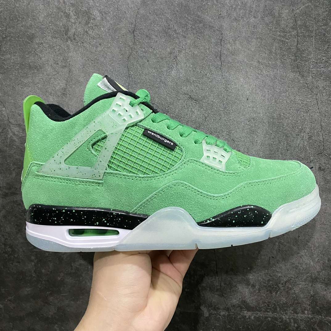 [PB Version] Air Jordan AJ4 Retro PE Mark Wahlberg Forgiveness Green AJ4-904284