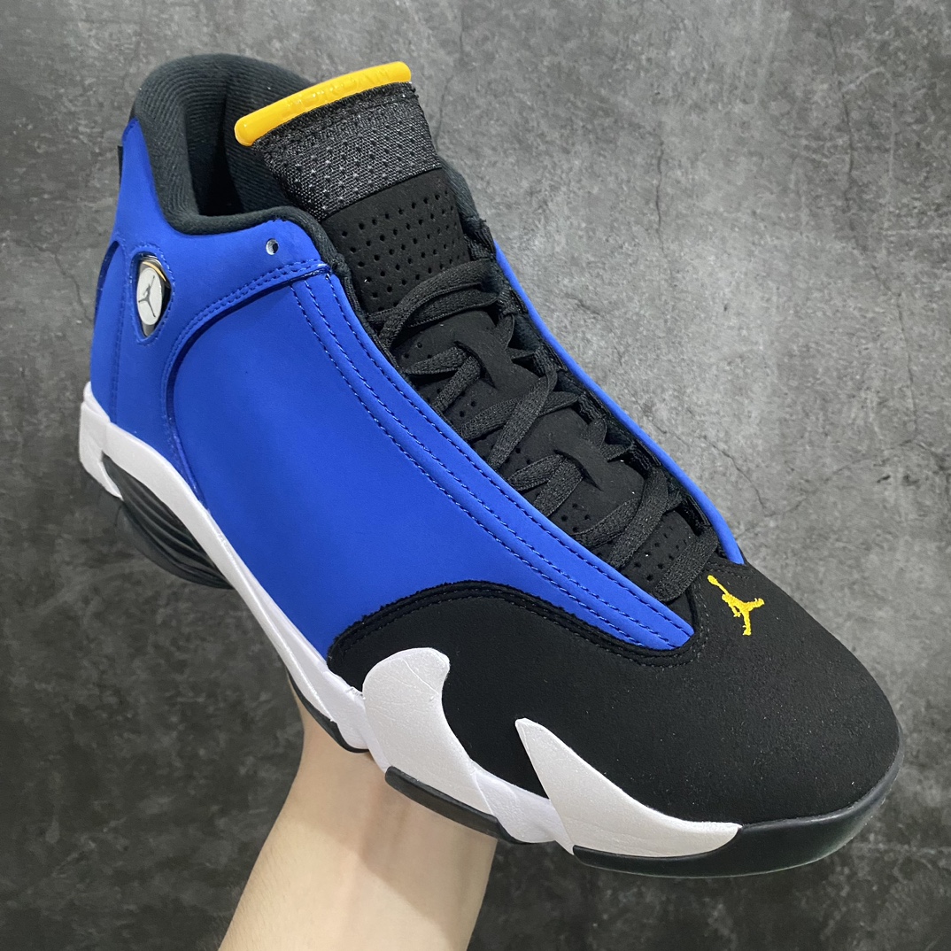 [Foreign trade special edition] Air Jordan AJ14 Laney High School Black Blue 487471-407