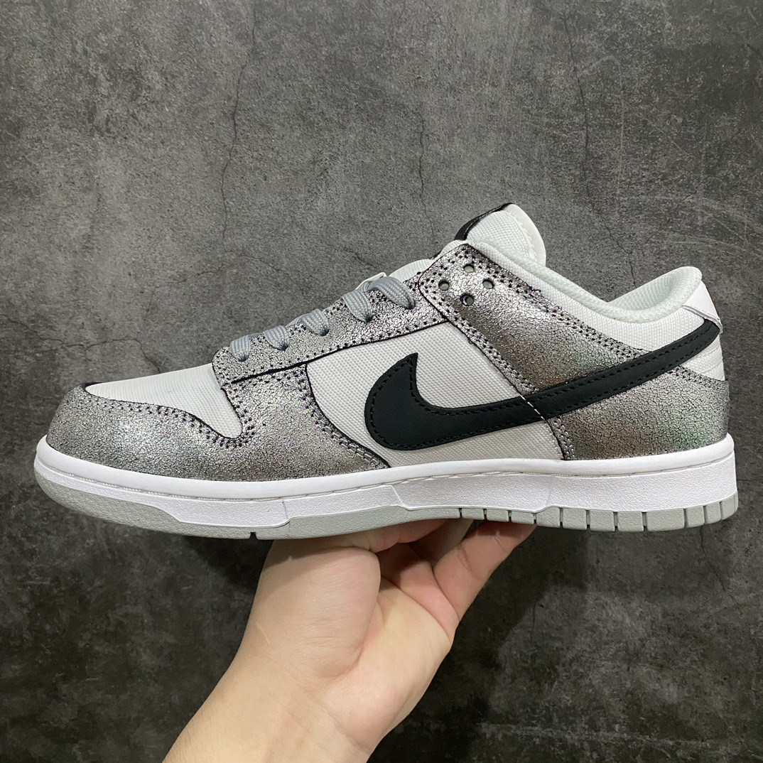 [Pure original Y version] Dunk Low Retro Golden Gals Leonard white silver black hook DO5882-001