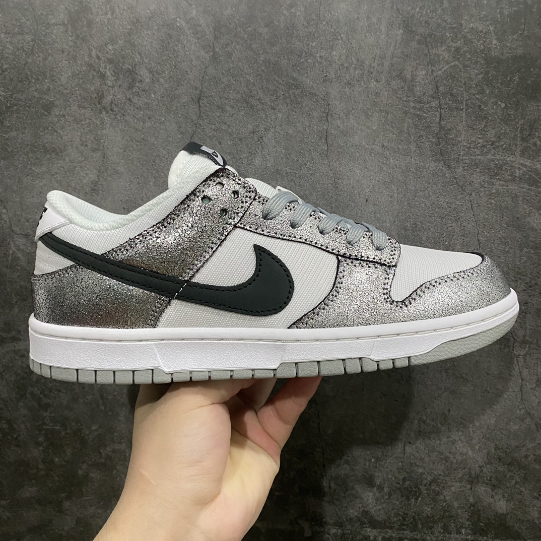 [Pure original Y version] Dunk Low Retro Golden Gals Leonard white silver black hook DO5882-001