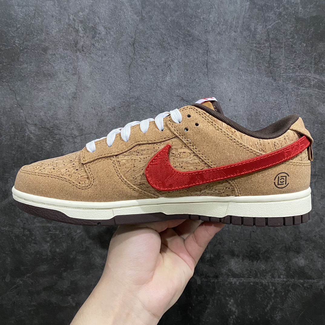 [Top version] CLOT x NK Dunk Low ”Cork” Edison Chen's low-top sneakers FN0317-121